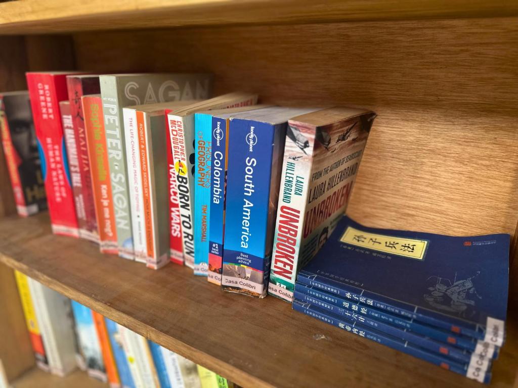Biblioteca nell'hotel