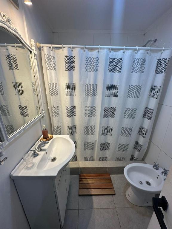 Koupelna v ubytování Chajari Suites