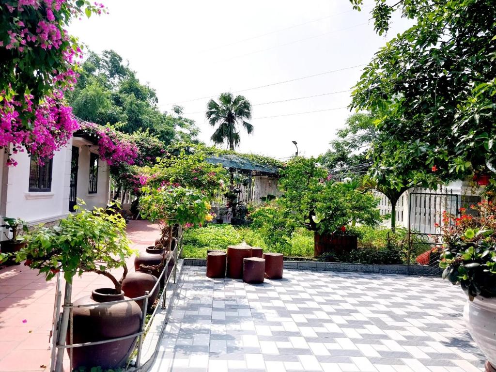 Zahrada ubytování Nha Xanh Homestay