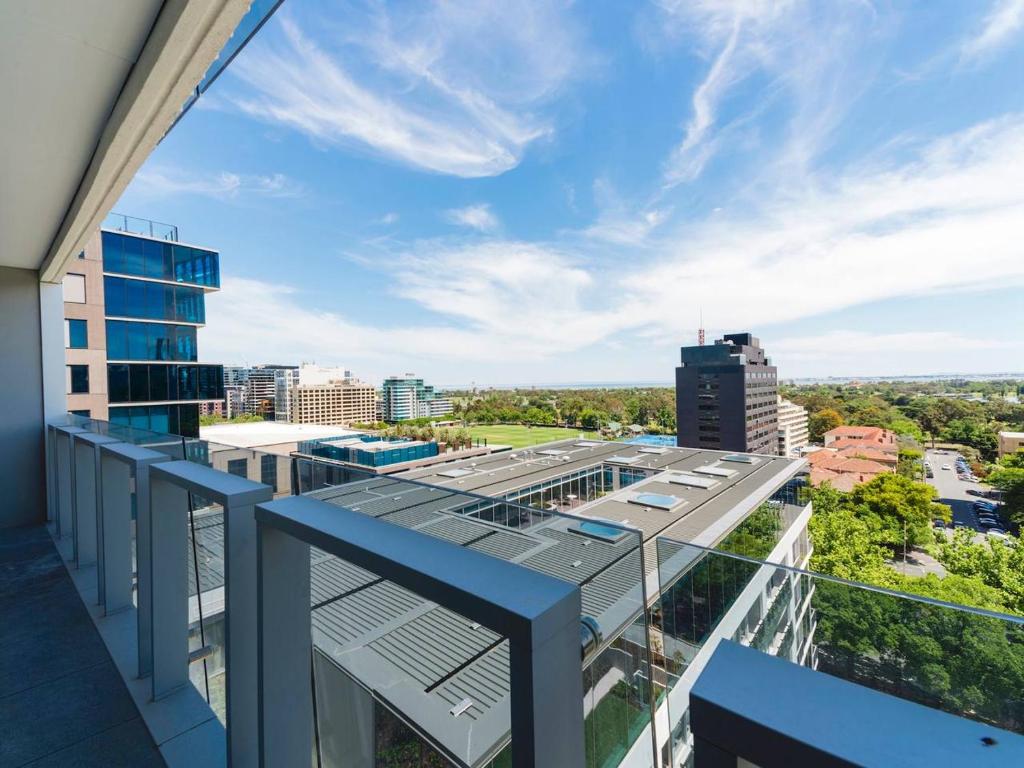 Μπαλκόνι ή βεράντα στο Fawkner Apartment Bay-view 5