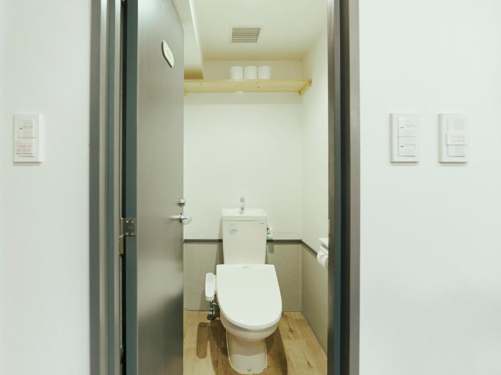 Koupelna v ubytování Akasaka Guesthouse HIVE
