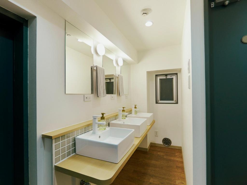Koupelna v ubytování Akasaka Guesthouse HIVE
