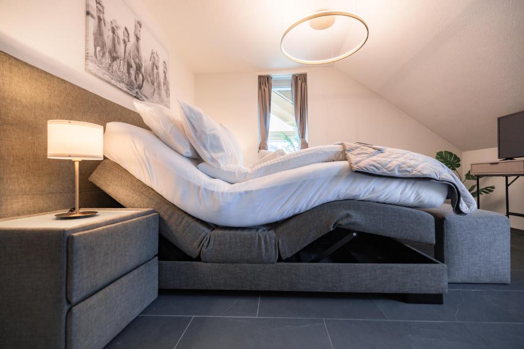 Posezení v ubytování EH Apartments Uranus mit privater Sauna