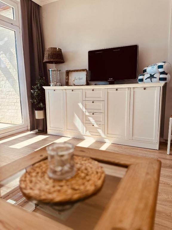 Kuchyň nebo kuchyňský kout v ubytování Driftberg 42 Seeluft - Haus A Wohnung 42