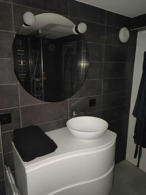 Koupelna v ubytování Appartement Logis Hippolyte