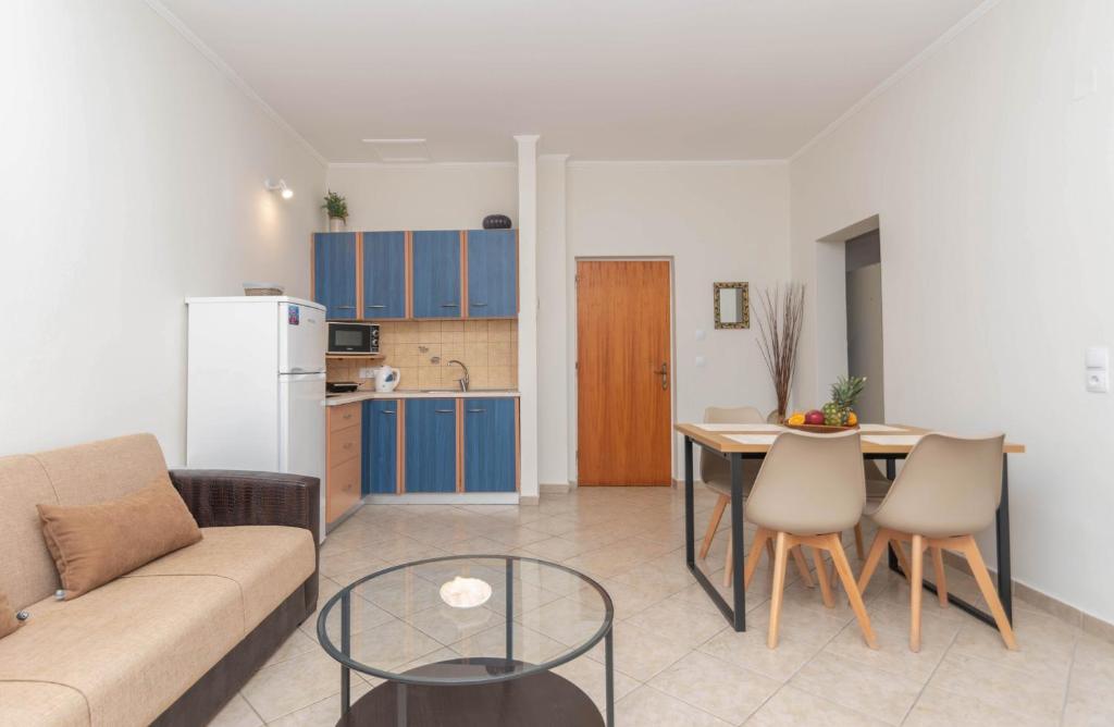 Kuchyň nebo kuchyňský kout v ubytování Dora's Apartments