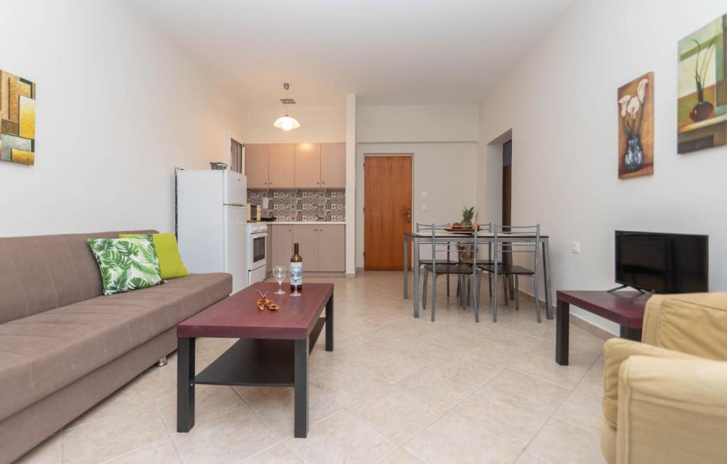 Kuchyň nebo kuchyňský kout v ubytování Dora's Apartments