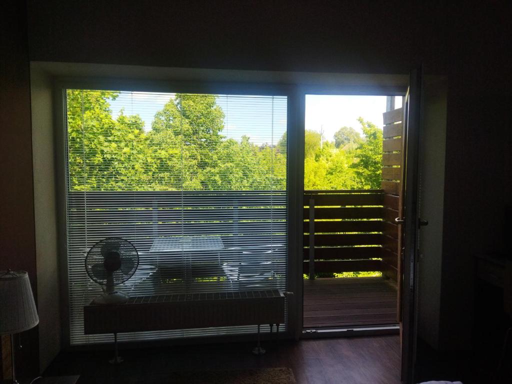 Balkon lub taras w obiekcie Topolský pivovar, restaurace a penzion