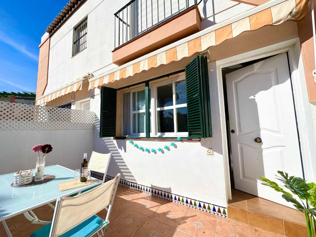 Balkon lub taras w obiekcie Dúplex Playa Sol Ostra