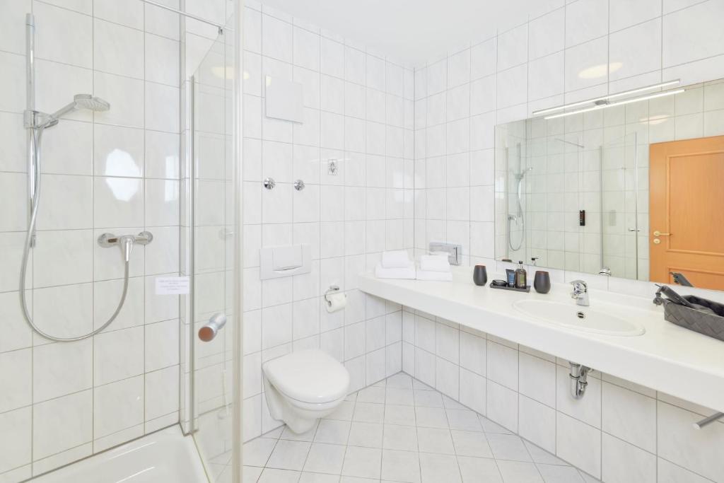 Koupelna v ubytování Hotel Württemberger Hof