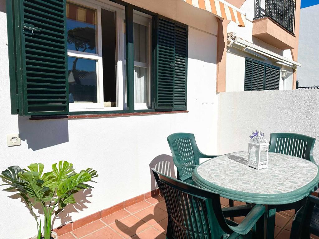 Balkon lub taras w obiekcie Dúplex Playa Sol Ostra