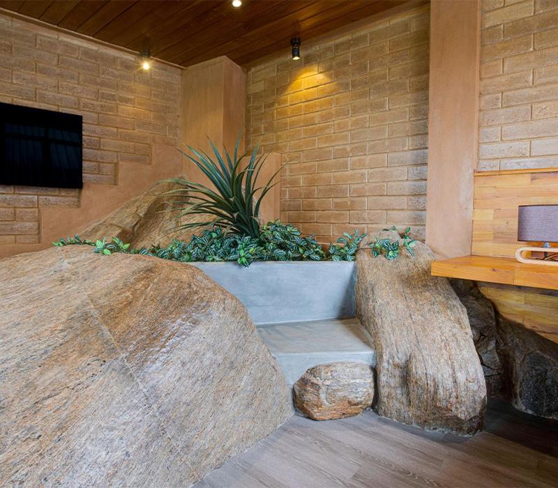 TV a/nebo společenská místnost v ubytování Waterfall Villa by Opulence