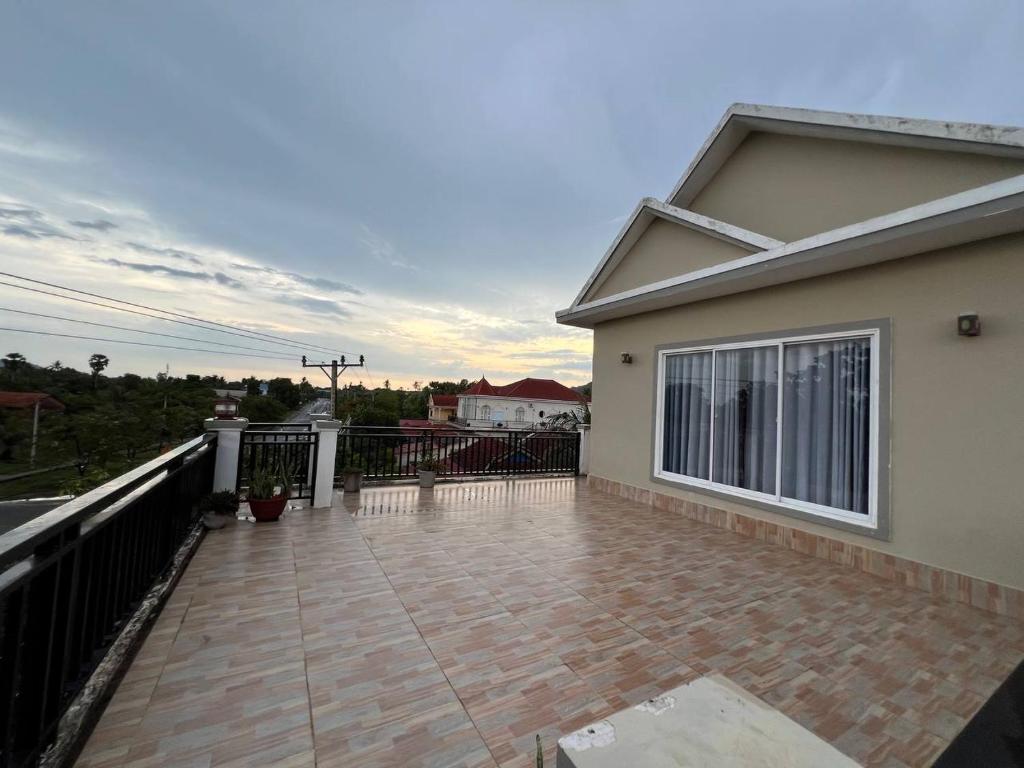 Balkón nebo terasa v ubytování El Ling guesthouse