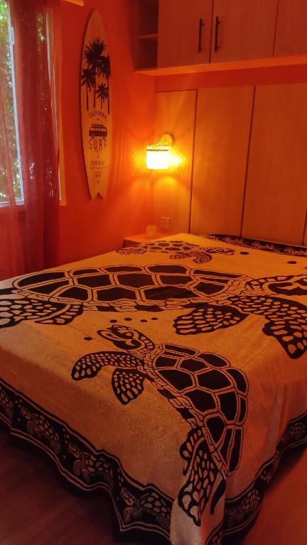 Postel nebo postele na pokoji v ubytování Mobile home a louer