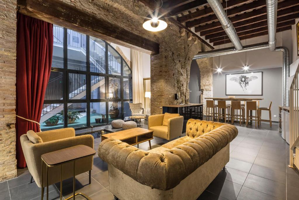 Posezení v ubytování Catalina Suites San Nicolas