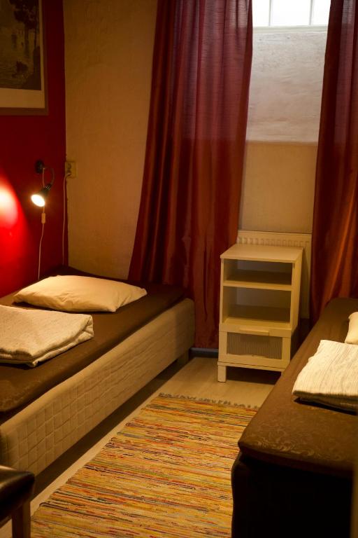 Postel nebo postele na pokoji v ubytování Dockside Hostel