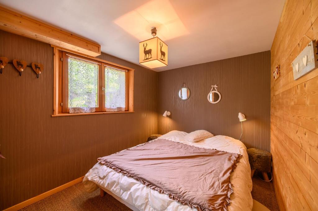 Postel nebo postele na pokoji v ubytování Chalet Du Wason
