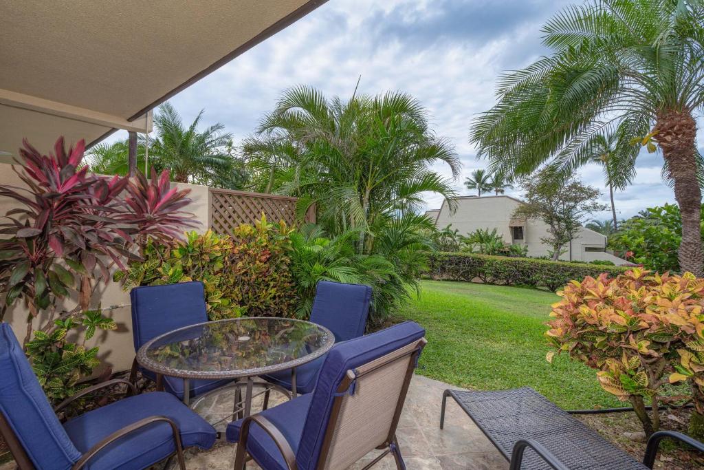 Zahrada ubytování Maui Kamaole J 108