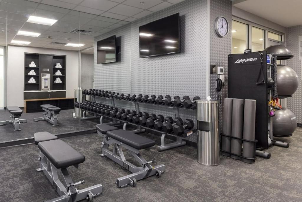 Fitness centrum a/nebo fitness zařízení v ubytování Fairfield Inn & Suites Monahans