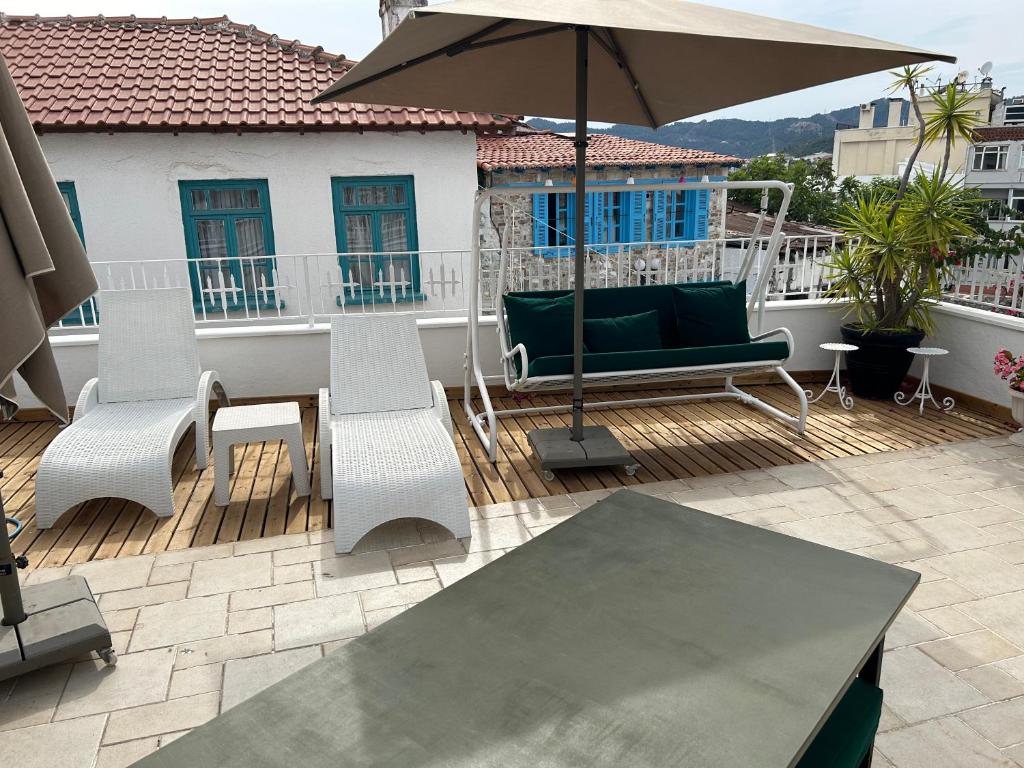 Balkón nebo terasa v ubytování 8 oDa Marmaris