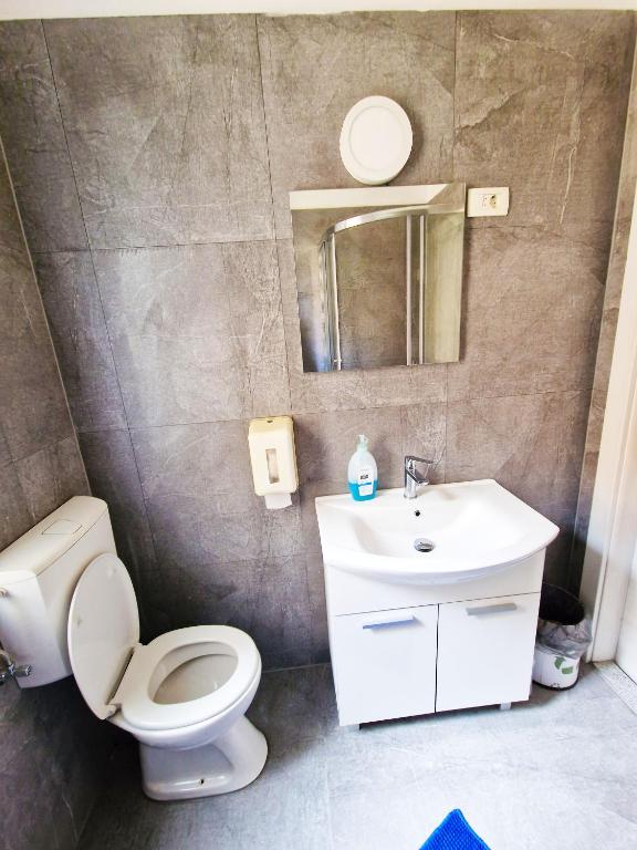 Koupelna v ubytování Croparadise Hostel