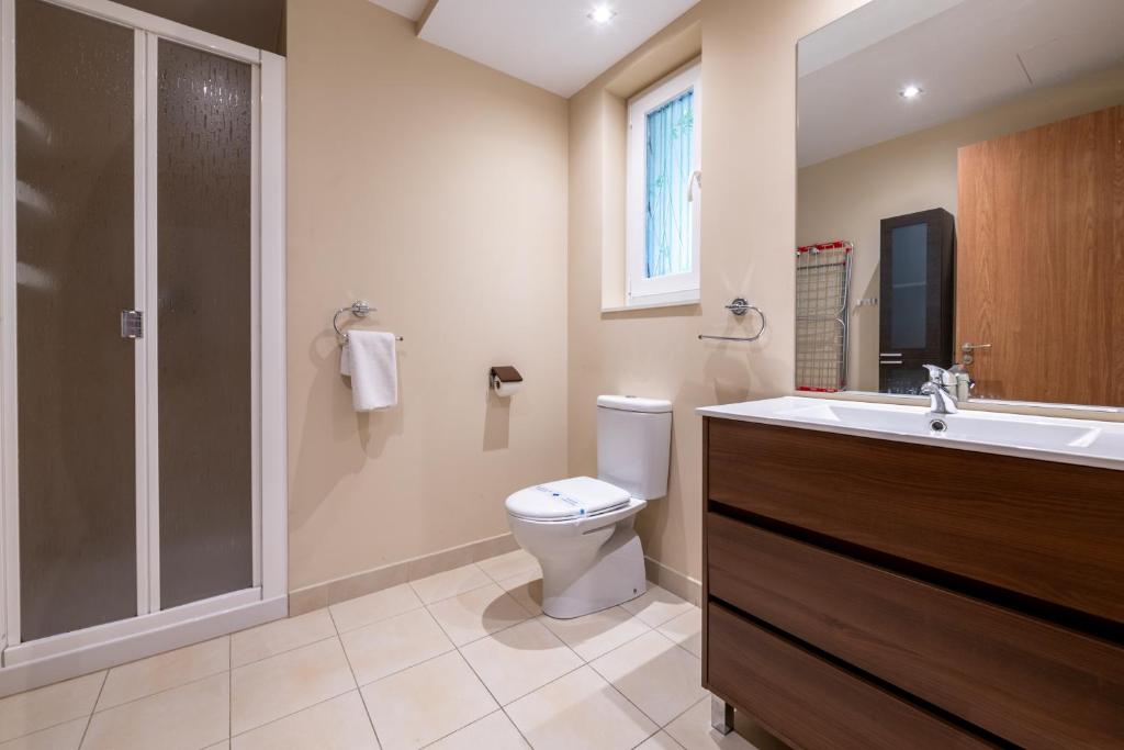 Koupelna v ubytování Apartamento EL RIU en Arinsal