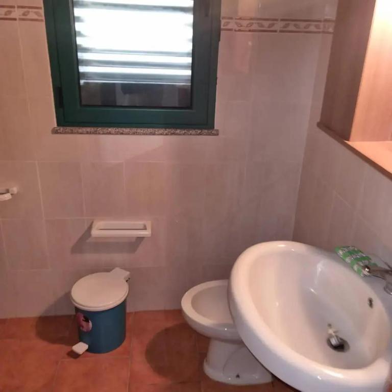 Koupelna v ubytování Camping Lisna