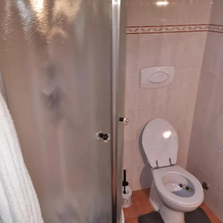 Koupelna v ubytování Camping Lisna