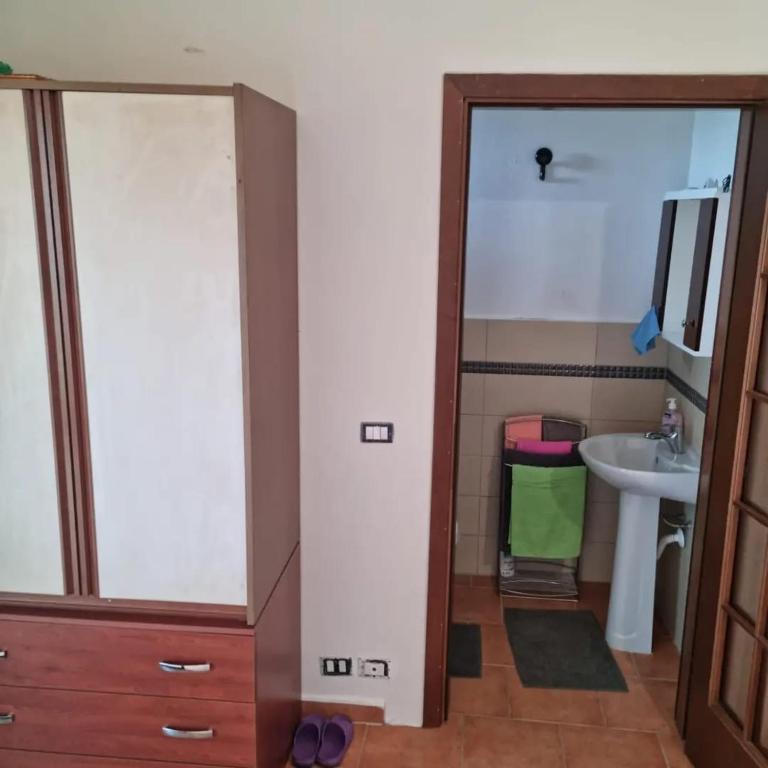Koupelna v ubytování Camping Lisna