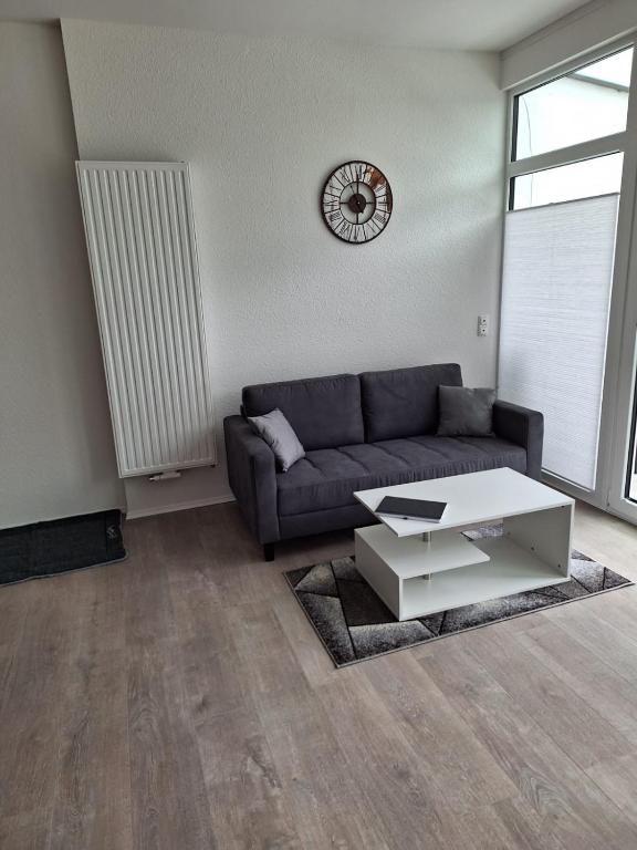 Χώρος καθιστικού στο Ferienwohnung Fulda