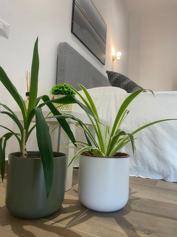 Postel nebo postele na pokoji v ubytování Rose e fiori