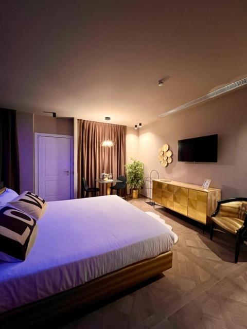 Postel nebo postele na pokoji v ubytování Hotel Motel Top