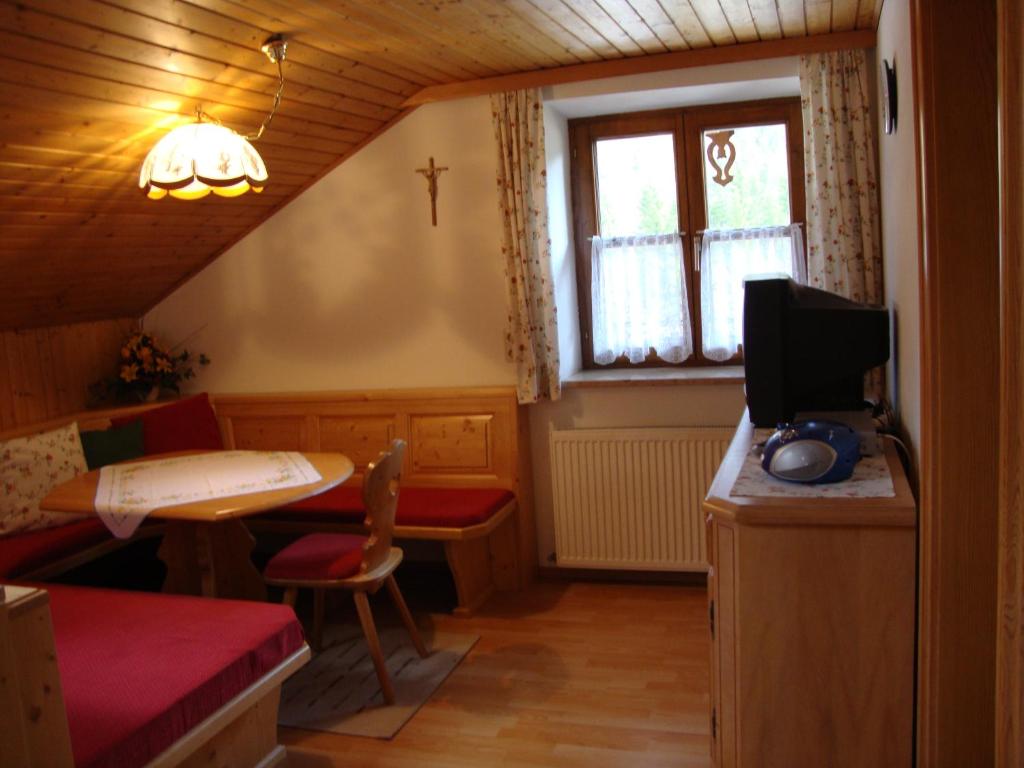 Posezení v ubytování Pferdehof Almgut