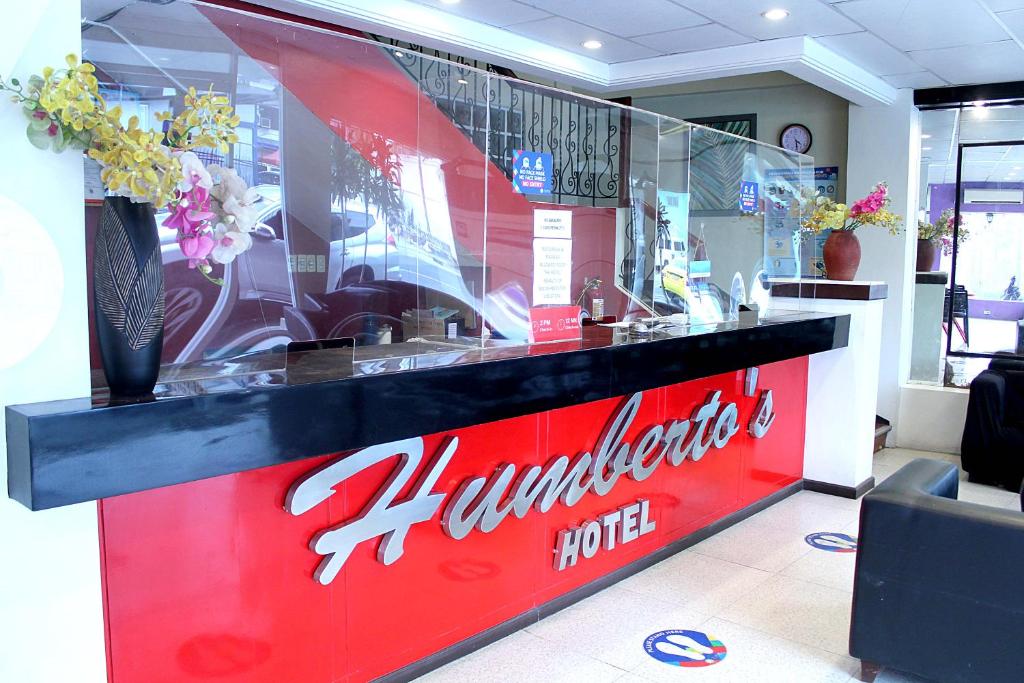 Certifikát, hodnocení, plakát nebo jiný dokument vystavený v ubytování The Humbertos Hotel