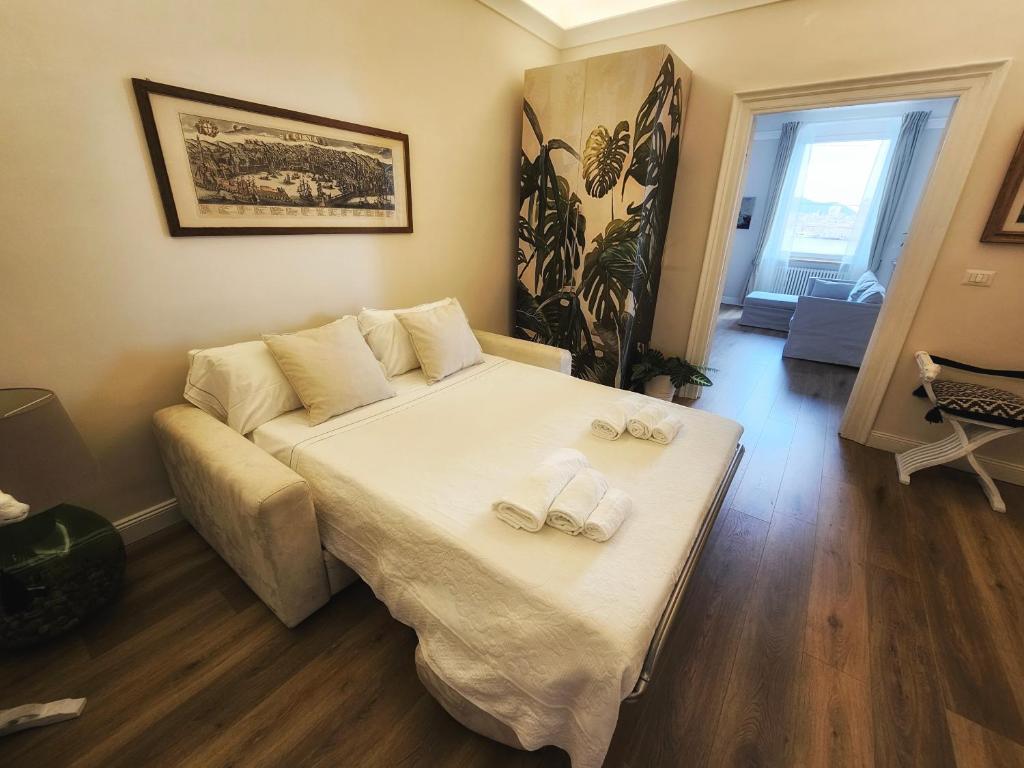 Postel nebo postele na pokoji v ubytování Mare e Monti