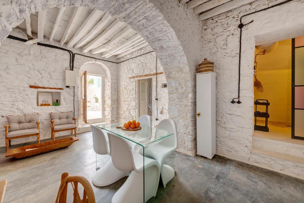 Posezení v ubytování Syros Art House