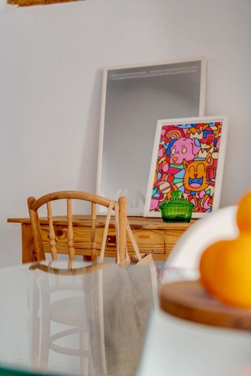 Posezení v ubytování Syros Art House