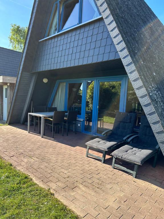 Zahrada ubytování Lütt Hus - Zeltdachhaus in Strandnähe