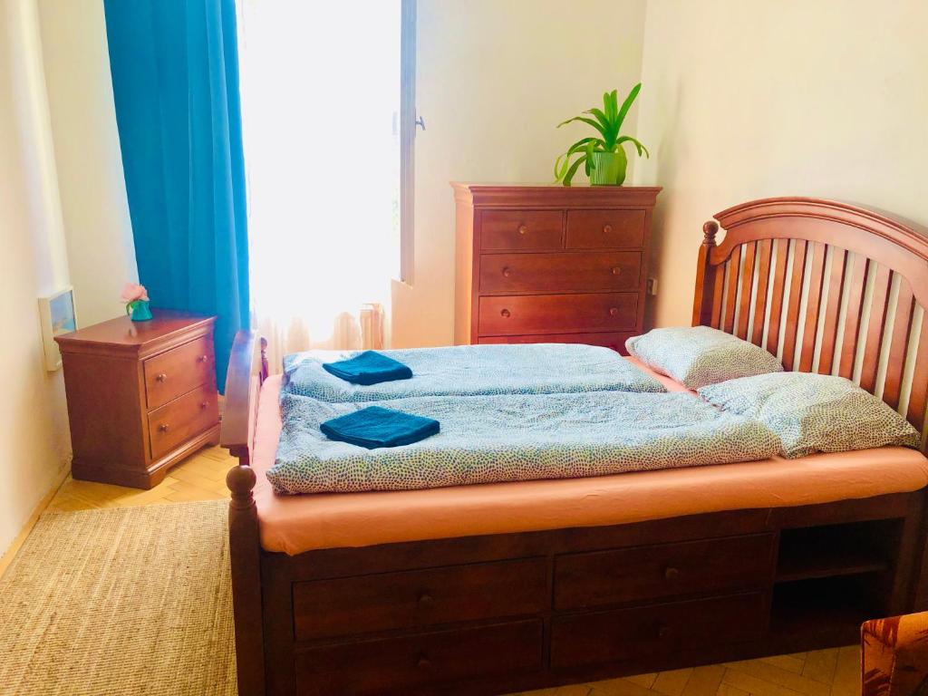 Postel nebo postele na pokoji v ubytování Hostel Moravia Ostrava