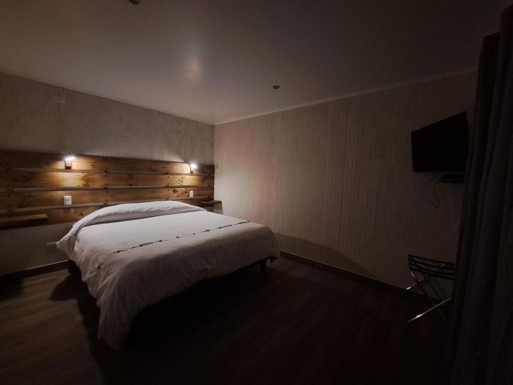 Postel nebo postele na pokoji v ubytování Casa Pumahue