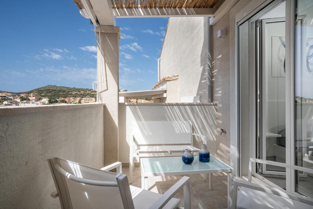 Balkón nebo terasa v ubytování Su Mari Rooms