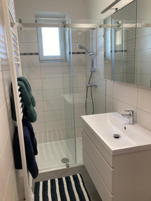 Koupelna v ubytování Ferienwohnung Weissensteiner Steinbach