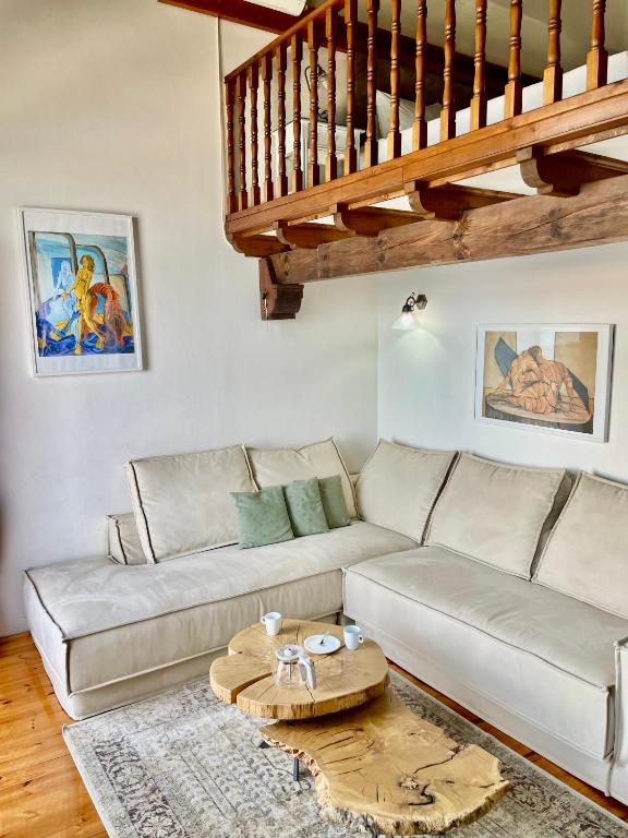 Posezení v ubytování Erietta Suites