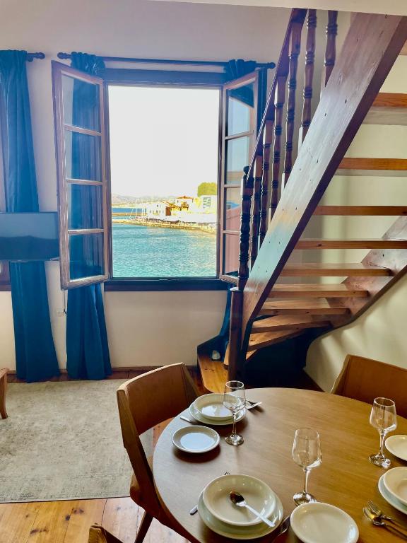 Posezení v ubytování Erietta Suites
