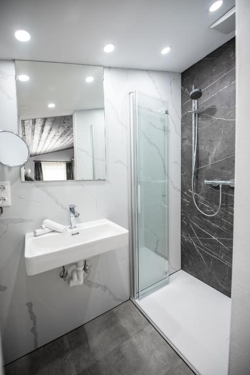 Koupelna v ubytování Appartement Gimpl