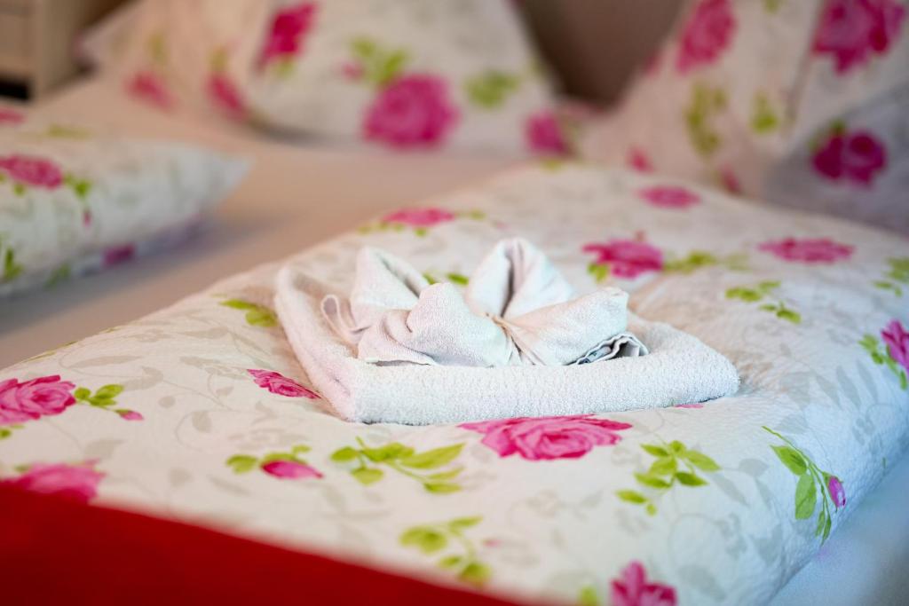Postel nebo postele na pokoji v ubytování Appartement Gimpl