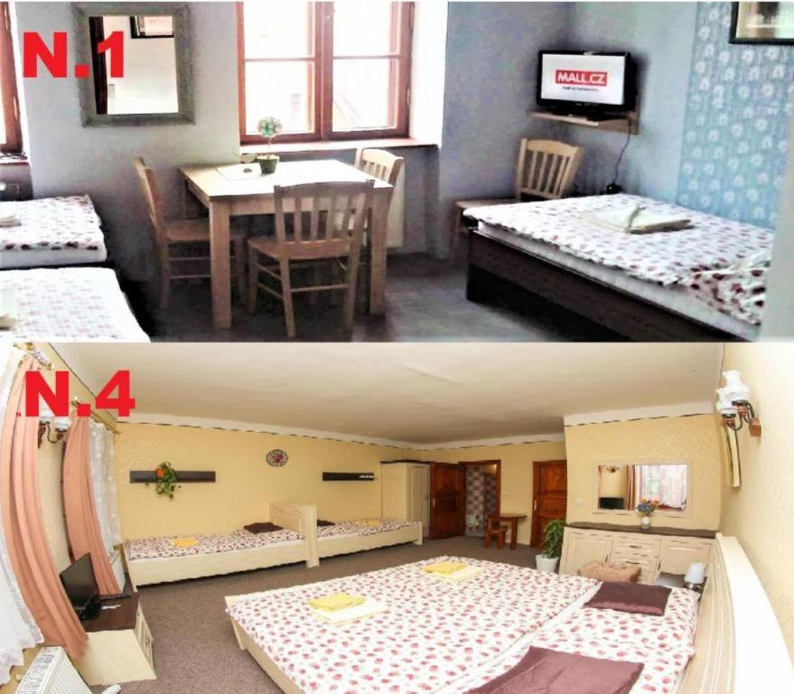 Postel nebo postele na pokoji v ubytování Mini Hotel Abraka & Apartments