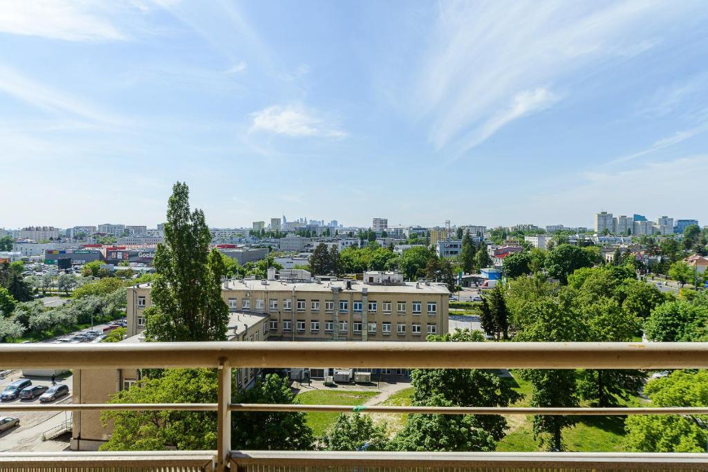 Výhľad na mesto Varšava alebo výhľad na mesto priamo z apartmánu
