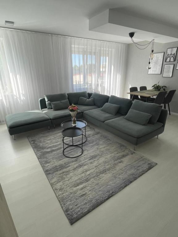 Гостиная зона в Modern Apartment in Piešťany City Center