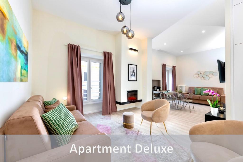 Un lugar para sentarse en Best Vatican Apartment